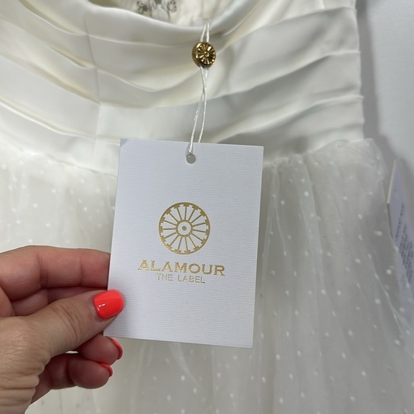 Alamour the Label Jessie set white size XS.NWT. - Picture 5 of 12